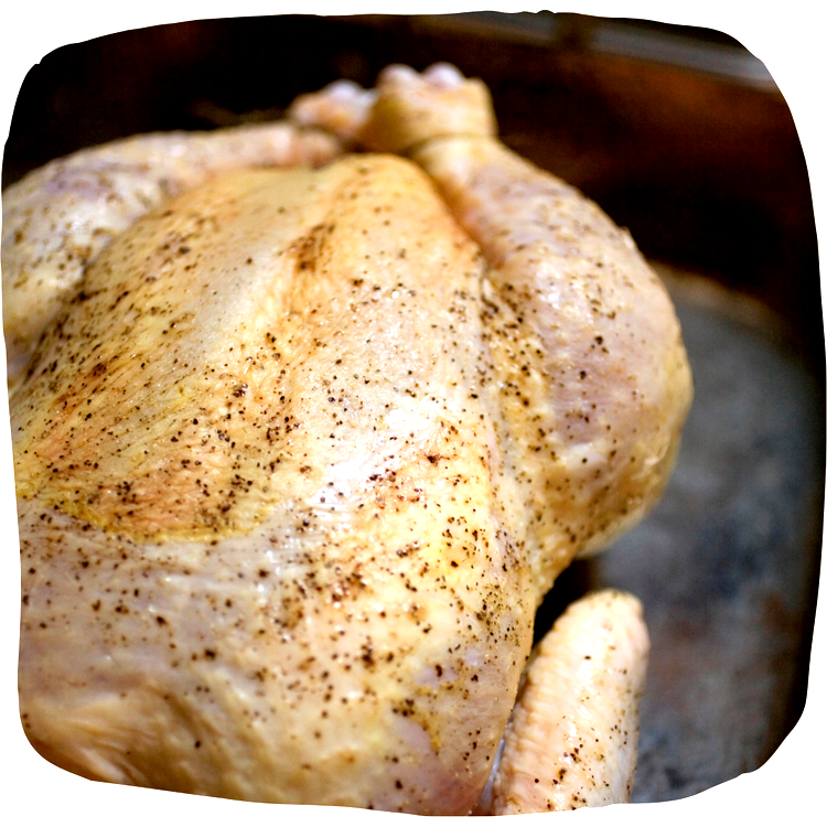 Image of Grab the chicken, trust the wings and legs, and spread...